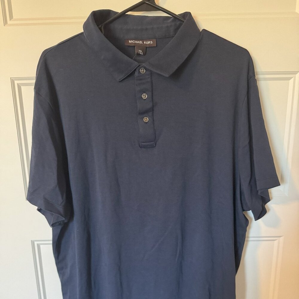 MK Men's Navy Polo, NWT